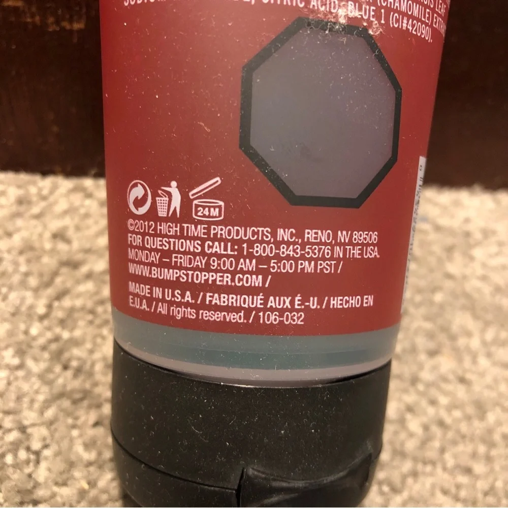 High Time Bump Stopper Arctic Haze Shave Gel Tea Tree Oil & Aloe Vera, 5.3oz